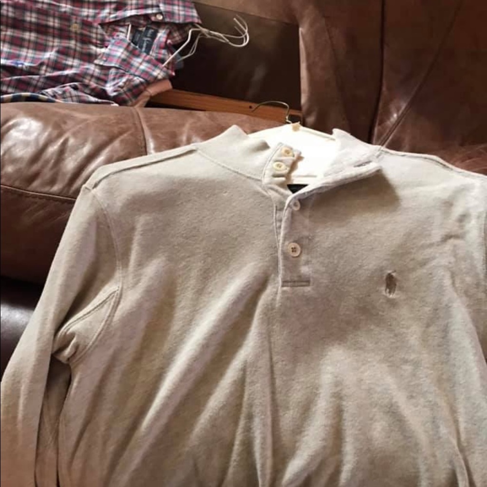 Polo mock neck shirt